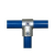 INTERCLAMP 101B34 SHORT TEE FOR 1"NB TUBE