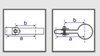 Interclamp 170 1 Sided Panel Clip Dimesions