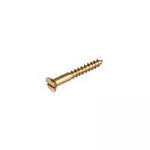 WOODSCREWS 12 X 2" CSK HEAD SLOTTED BRASS