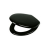 CELMAC SONATA BLACK D/F HEAVY BS SEAT+COVER+FITTINGS SSO21BL
