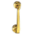 HERITAGE VERTICAL DOOR KNOCKER 6" POLISHED BRASS V920