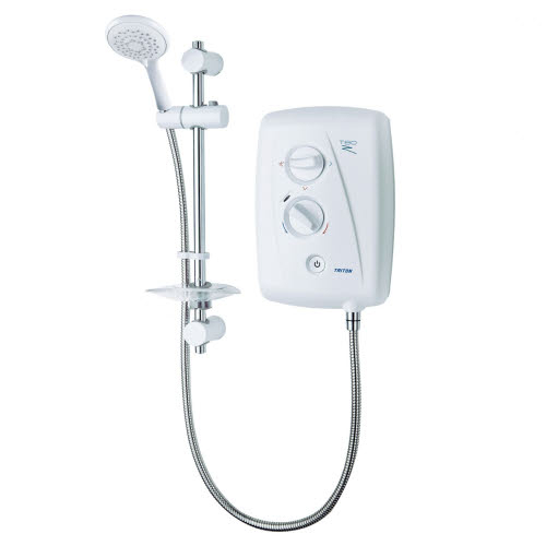 Showers & Shower Pumps TRITON T80ZFF FASTFIT 8.5kw WHITE/CHROME