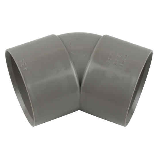 Osma Weld Plastic Waste Pipe & Fittings OSMAWELD 2Z163 GREY 2"50MM