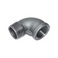 ELBOW M+F 1/4inch BLACK MALLEABLE 152/92