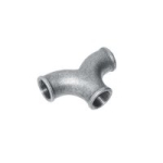 TWIN ELBOW 1/2" GALVANISED MALLEABLE 197/132