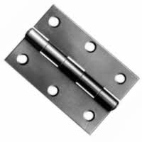 Plain Steel Hinges Self Colour & Plated Finishes