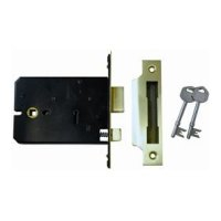 MORTICE LOCK 6inch HORIZONTAL 5 LEVER PB G5012 IMPERIAL