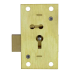 ASEC STRAIGHT CUPBOARD LOCK 2 LEVER 3" AS6539