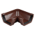 OSMA 4T803 BROWN 4" 90 DEGREE GUTTER ANGLE SQUARELINE