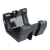 OSMA 4T805 BLACK SQUARELINE GUTTER JOINER WITH BRACKET