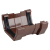 OSMA 4T809 BROWN GUTTER UNION SQUARELINE
