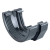 OSMA 4T818 SQUARE TO ROUND BLACK GUTTER ADAPTOR