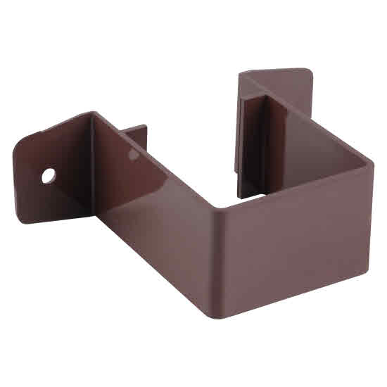 Osma Squareline Rainwater Gutter Pipe & Fittings OSMA 4T833 BROWN
