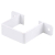 OSMA 4T834 WHITE DOWNPIPE BRACKET SQUARELINE