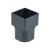 OSMA 4T836 BLACK DRAIN ADAPTOR SQUARE TO ROUND