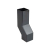 OSMA 4T838 BLACK DOWNPIPE WALL OFFSET SQUARELINE