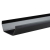 OSMA 4T874 4" X 4 METRE BLACK GUTTER SQUARELINE