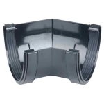 OSMA 9T904 45DEG GUTTER ANGLE DEEPLINE 113MM BLACK