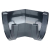 OSMA 9T904 45DEG GUTTER ANGLE DEEPLINE 113MM BLACK