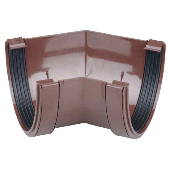 OSMA 9T904 45DEG GUTTER ANGLE 113MM DEEPLINE BROWN