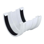 OSMA 9T909 WHITE GUTTER UNION 113MM DEEPLINE
