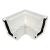 OSMA 8T853 WHITE EXTERNAL90DEG GUTTER ANGLE STORMLINE OGEE