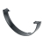 OSMA ROOFLINE 6T616 BLACK FLEXICLIP (SPARE)