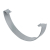 OSMA ROOFLINE 6T616 GREY FLEXICLIP (SPARE)