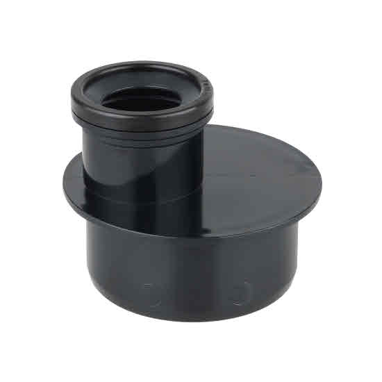 Osma 4" Soil Waste Pipe Fittings OSMASOIL 4S096 110MM X 50MM BLACK