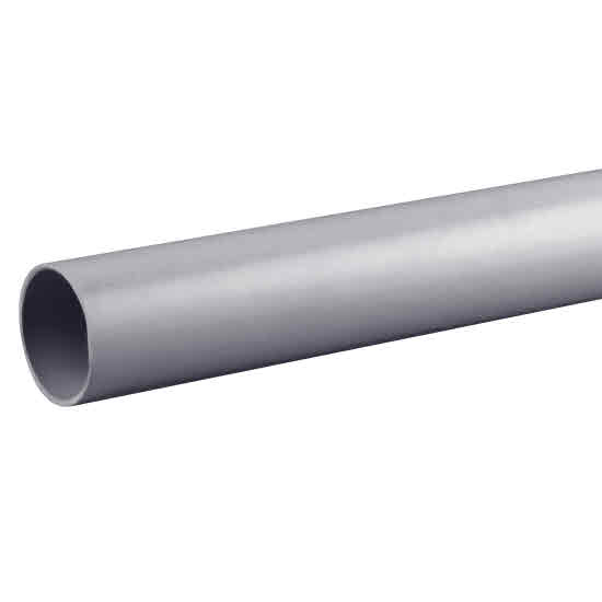 Osma Weld Plastic Waste Pipe & Fittings OSMAWELD 2Z074 GREY 2"5OMM