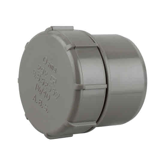 Osma Weld Plastic Waste Pipe & Fittings OSMAWELD 2Z292 GREY 2"50MM