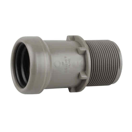 Osma Weld Plastic Waste Pipe & Fittings OSMAWELD 4Z126 GREY 32MM MALE