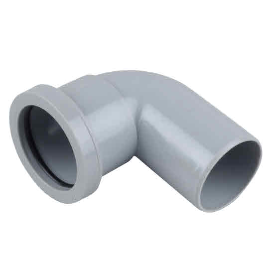 Osma Pushfit Waste Pipe Fittings OSMA 4W260 WHITE 32MM SPIGOT BEND