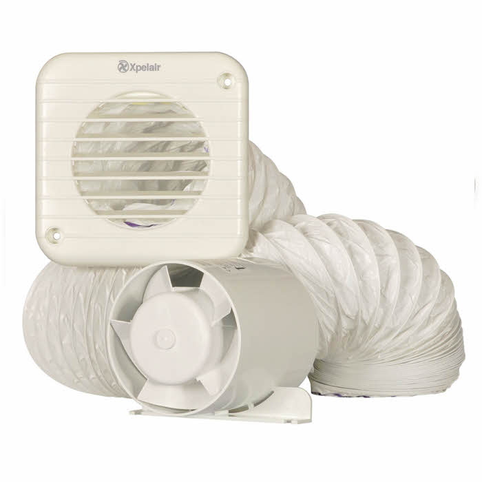 Xpelair Extractor Fans for Bathroom & Kitchen - XPELAIR FAN UNIVERSAL 4
