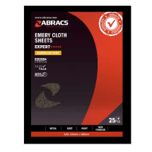 ABRACS 230MM X 280MM X 280GRIT EMERY CLOTH SHEETS ABRACS 230MM X 280MM X 280GRIT EMERY CLOTH SHEETS