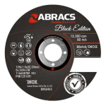 ABRACS BLK ED' METAL CUT OFF WHEEL INOX 115X1.0X22MM TIN 10 ABRACS BLK ED' METAL CUT OFF WHEEL INOX 115X1.0X22MM TIN 10