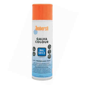 AMBERSIL GALVA COLOUR 2 IN 1 PRIMER/TOPCOAT BLUE RAL5012