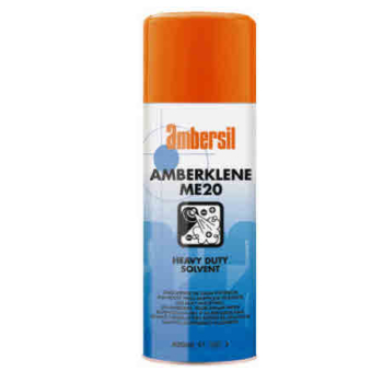 AMBERSIL AMBERKLENE ME20 HEAVY DUTY SOLVENT 400ml AEROSOL AMBERSIL AMBERKLENE ME20 HEAVY DUTY SOLVENT 400ml AEROSOL