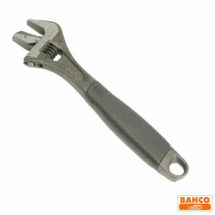 BAHCO 9071P BLACK ERGO ADJUSTABLE WRENCH 8IN REV JAW