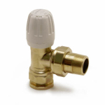 BELMONTII 97WH BRASS 3/4"-22MM ANGLE RADIATOR VALVE 680004