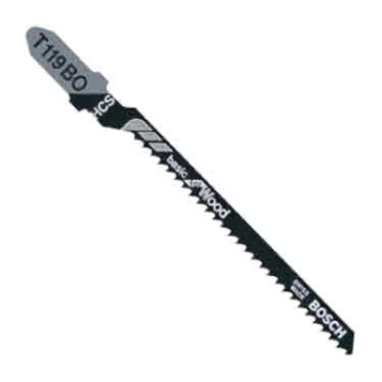 BOSCH JIGSAW BLADE T119BO WOOD & PLASTICS (PACK 5) BOSCH JIGSAW BLADE T119BO WOOD & PLASTICS (PACK 5)
