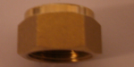 BRASS HEXAGON CAP 3/8"BSP