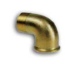 BRASS ELBOW M/F 1/4"BSP