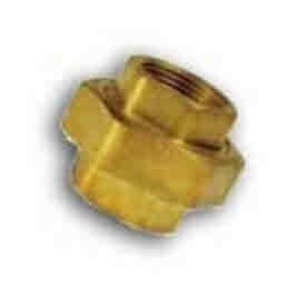 BRASS CONE SEATED UNION 1/4Inch 6611 BRASS CONE SEATED UNION 1/4Inch 6611