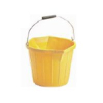 BUCKET VERY HEAVY DUTY YELLOW POLYTHENE SCOOPER TYPE 3GALLON