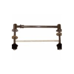 TOILET SEAT FITTINGS BCP TOP HAT CHROME C/W ROD FBC11CP