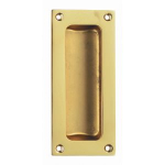CARLISLE FLUSH PULL 4" SATIN CHROME AQ90