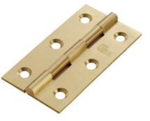 CARLISLE HINGE  BRASS SOLID DRAWN 3inch X 1.5/8inch HSD CARLISLE HINGE  BRASS SOLID DRAWN 3inch X 1.5/8inch HSD