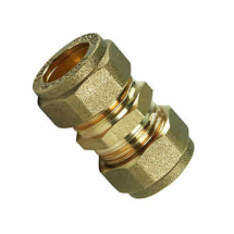 COMPRESSION 8MM BRASS COUPLING 321207