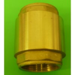 BRASS 1.1/2" SPRING LOADED SINGLE CHECK VALVE